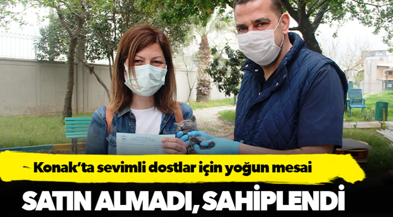 Konak’ta sevimli dostlar için yoğun mesai