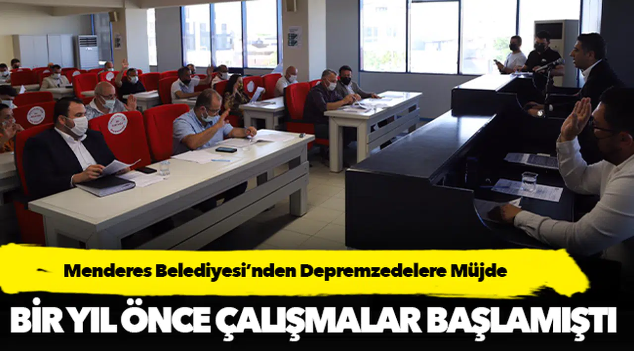 Menderes Belediyesi’nden Depremzedelere Müjde