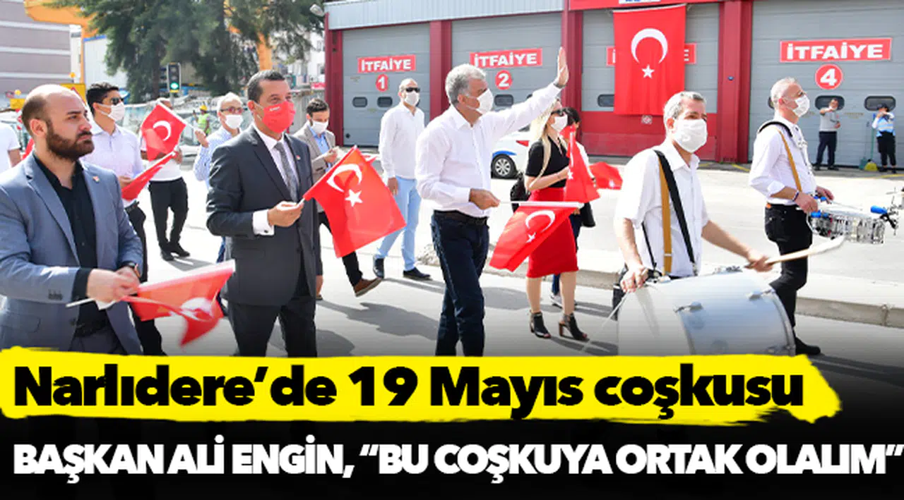Narlıdere’de 19 Mayıs coşkusu