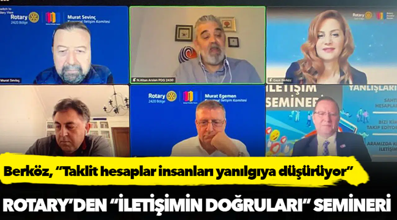 Rotary'den "İletişim Doğruları" semineri
