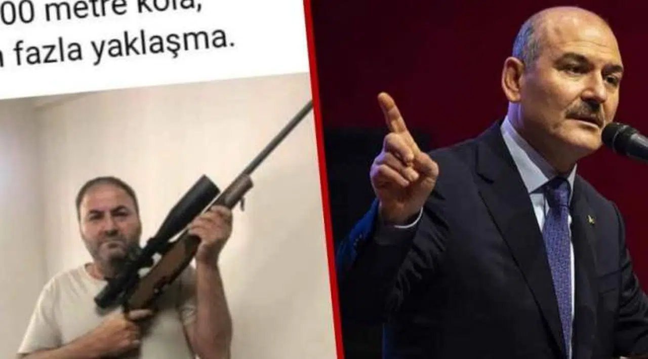 Soylu'ya tüfekle destek veren din kültürü öğretmenine inceleme