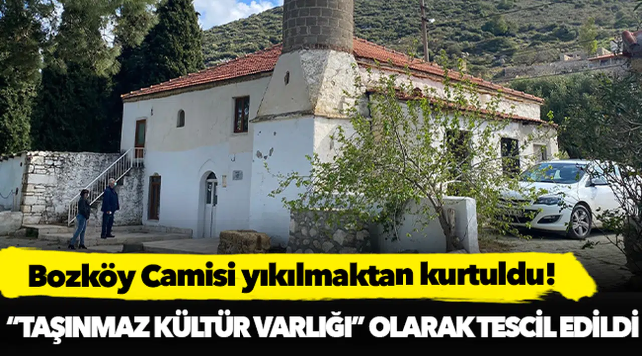 Ve Bozköy Camisi yıkılmaktan kurtuldu!