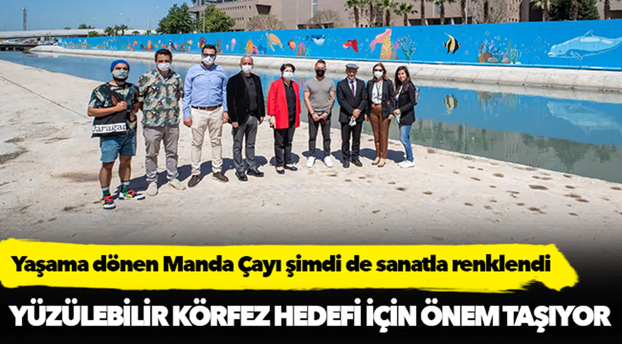 Yaşama dönen Manda Çayı şimdi de sanatla renklendi