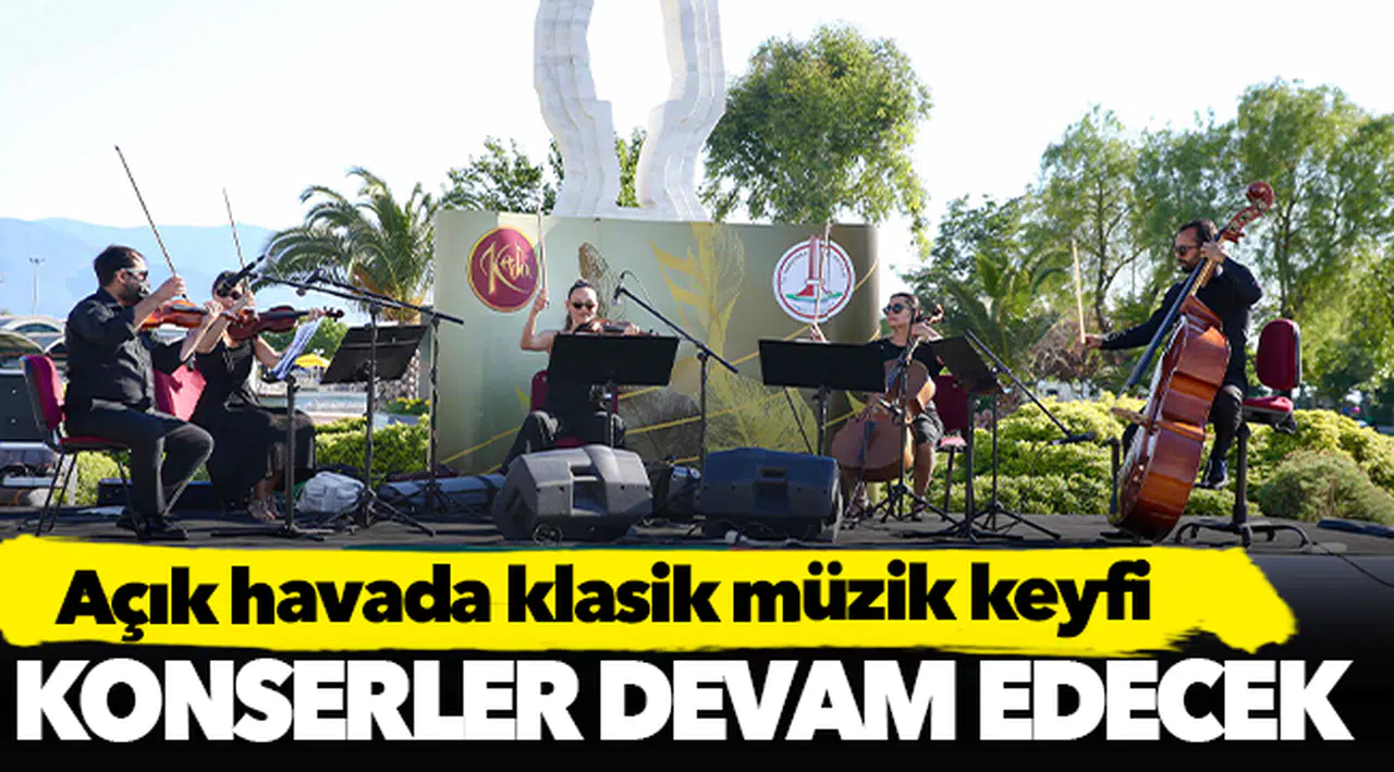 Açık havada klasik müzik keyfi