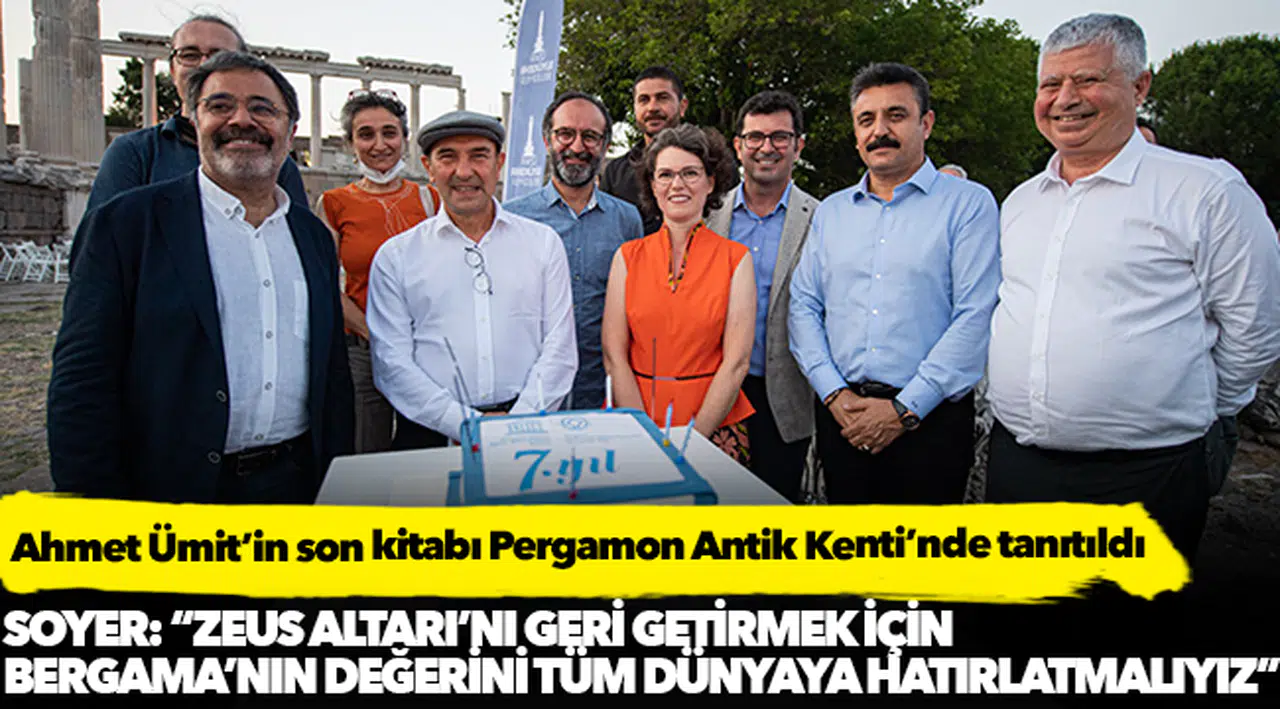 Ahmet Ümit’in son kitabı Pergamon Antik Kenti’nde tanıtıldı