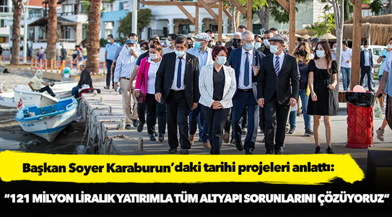 Başkan Soyer Karaburun’daki tarihi projeleri anlattı