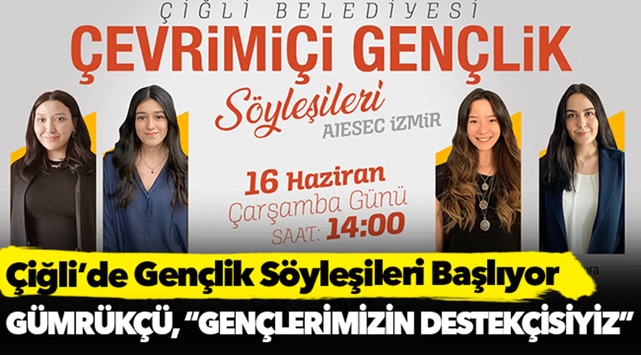 Çiğli’de Gençlik Söyleşileri Başlıyor