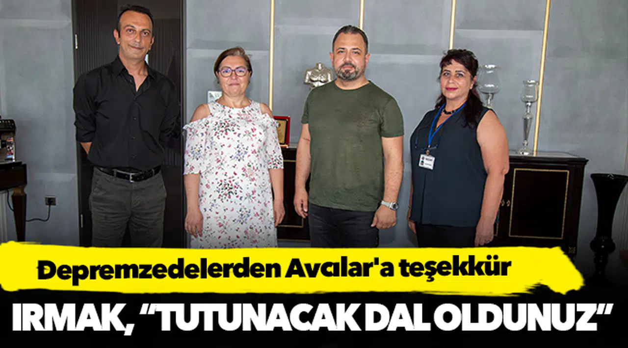 Depremzedelerden Avcılar'a teşekkür