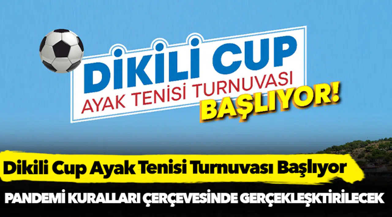 Dikili Cup Ayak Tenisi Turnuvası Başlıyor