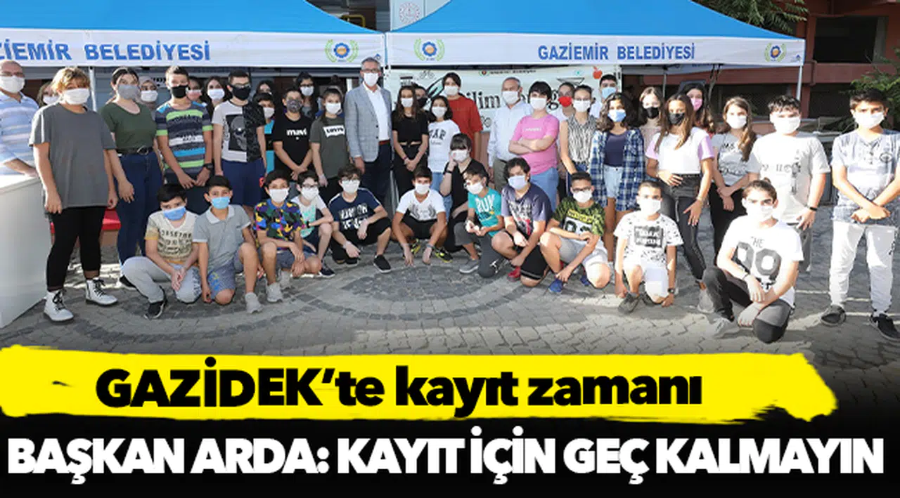 GAZİDEK’te kayıt zamanı