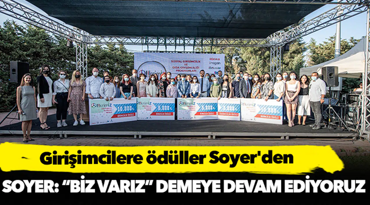 Girişimcilere ödüller Soyer'den