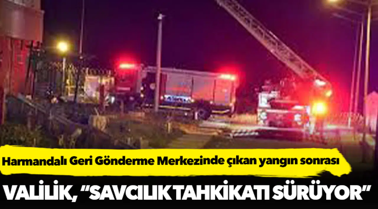 İzmir Valiliği'nden yangın açıklaması!