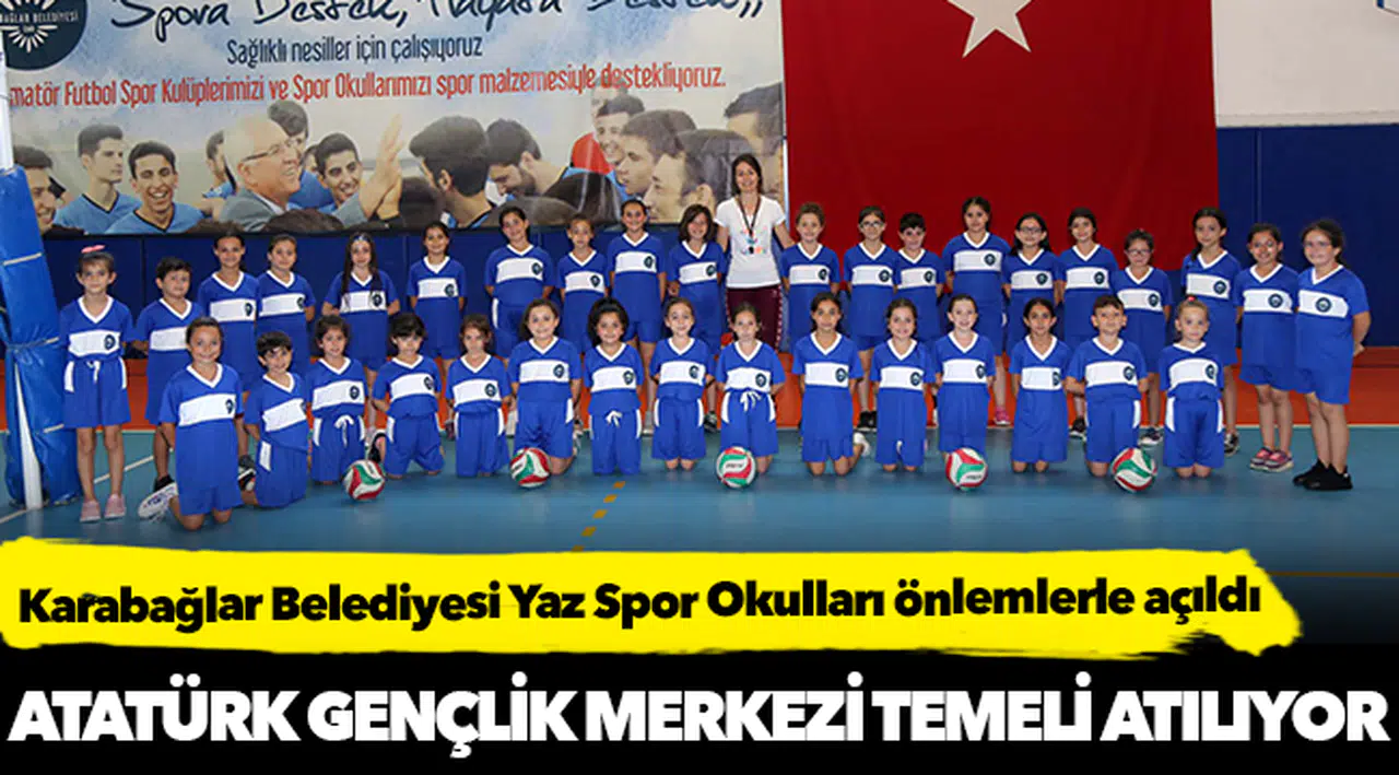 Karabağlar Belediyesi Yaz Spor Okulları önlemlerle açıldı