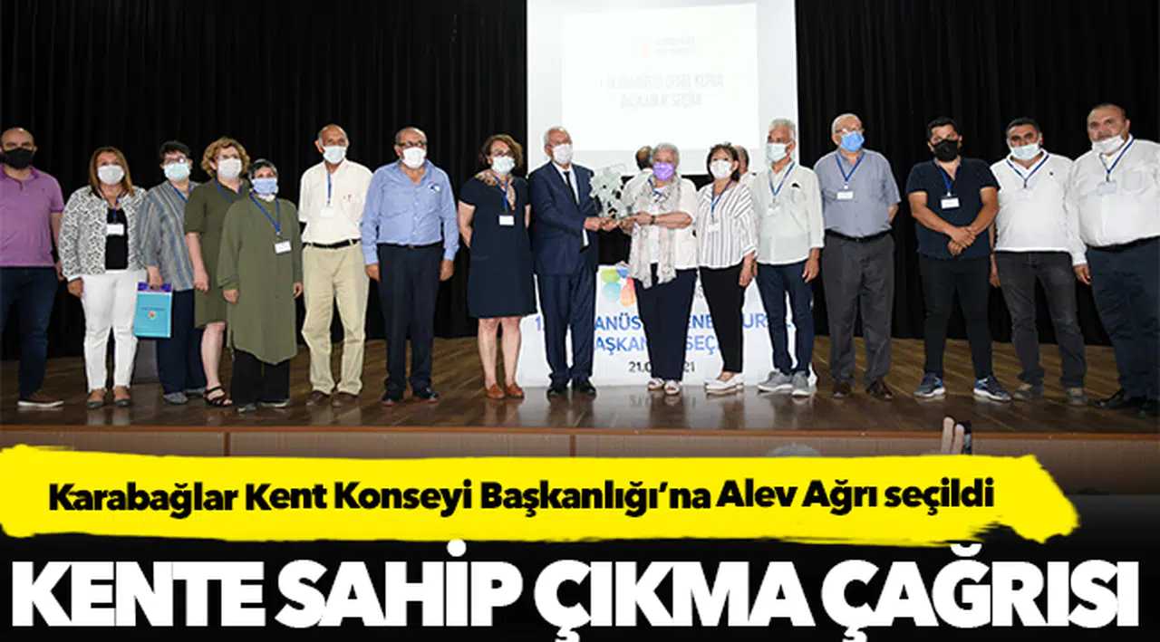 Karabağlar Kent Konseyi Başkanlığı’na Alev Ağrı seçildi