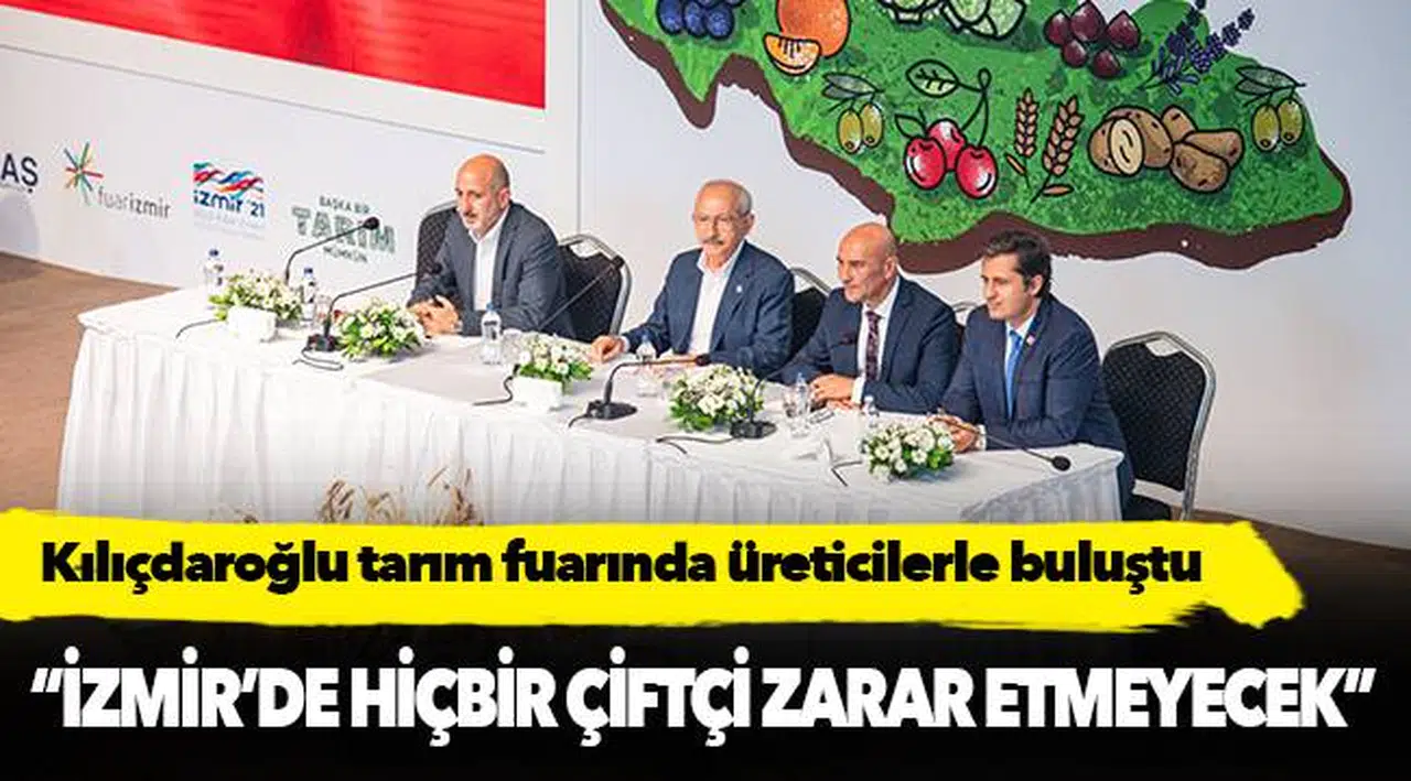 Kılıçdaroğlu tarım fuarında üreticilerle buluştu