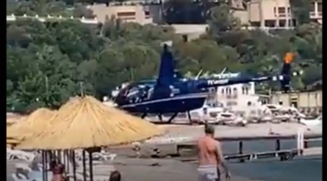 Plaja inen helikopterin pilotu konuştu!