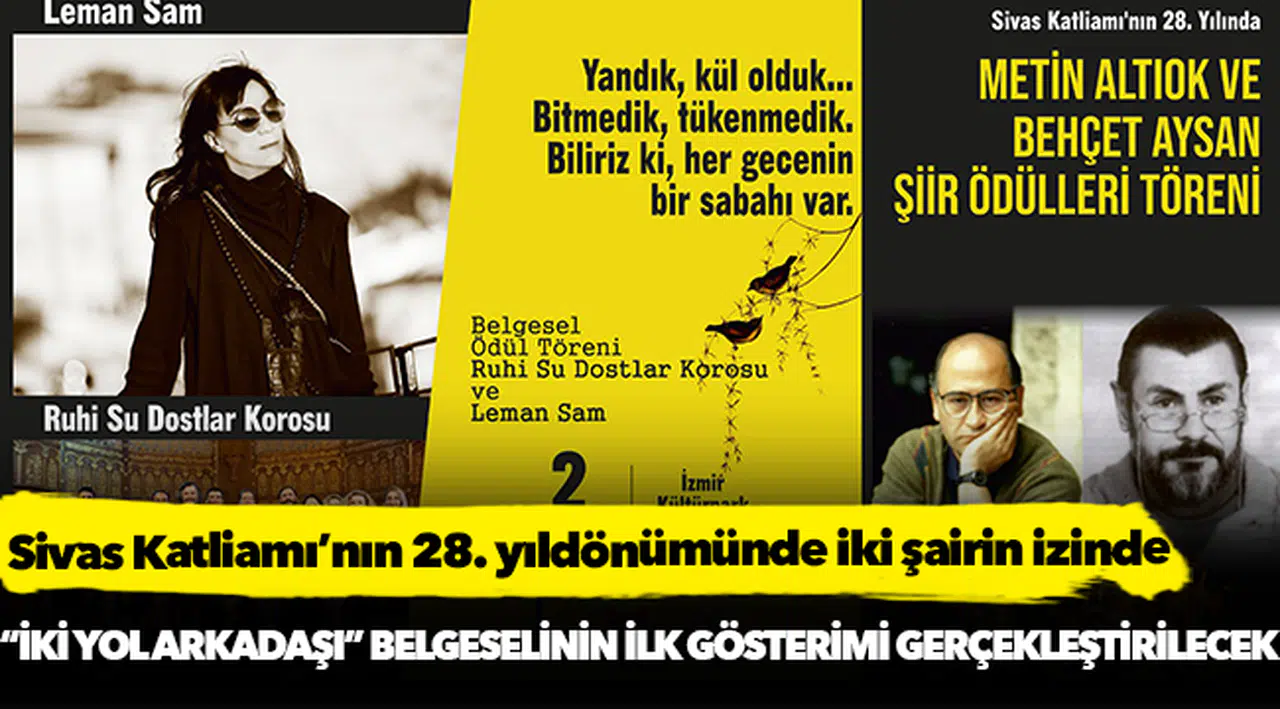 Sivas Katliamı’nın 28. yıldönümünde iki şairin izinde