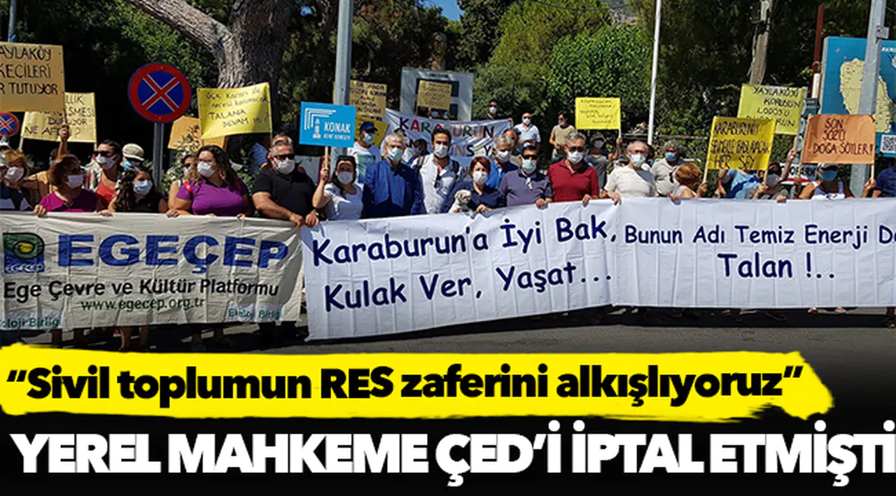 Sivil toplumun RES zaferini alkışlıyoruz!...