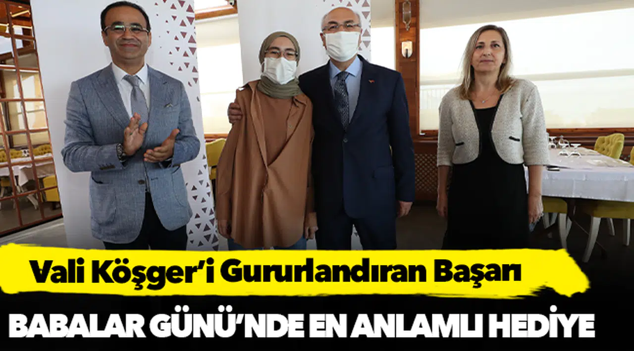 Vali Köşger’i Gururlandıran Başarı