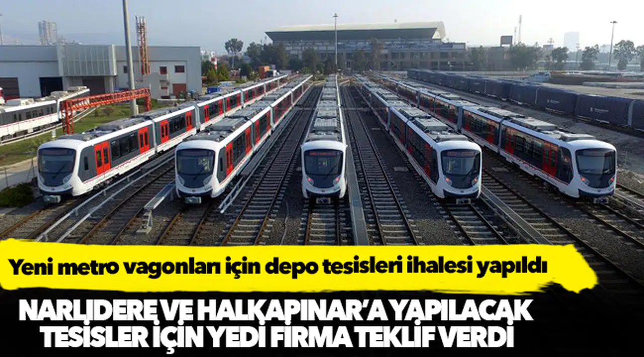 Yeni metro vagonları için depo tesisleri ihalesi yapıldı