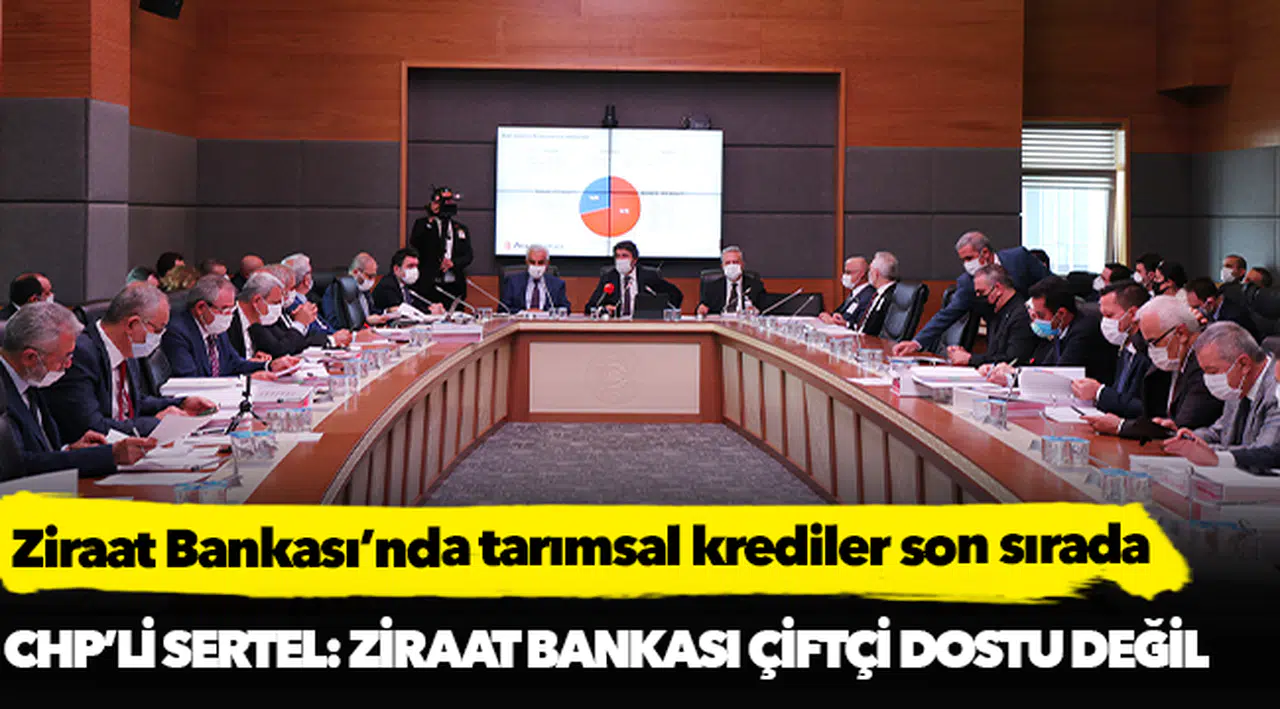 Ziraat Bankası’nda tarımsal krediler son sırada