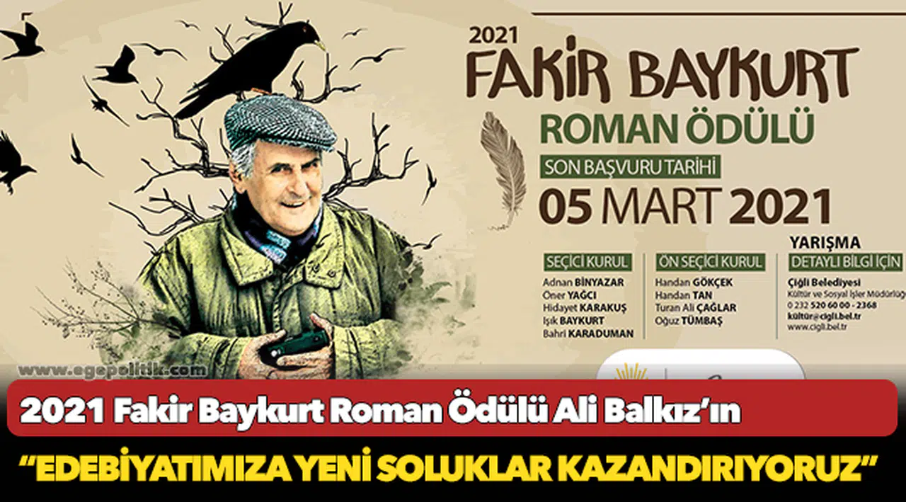 2021 Fakir Baykurt Roman Ödülü Sahibini Buldu