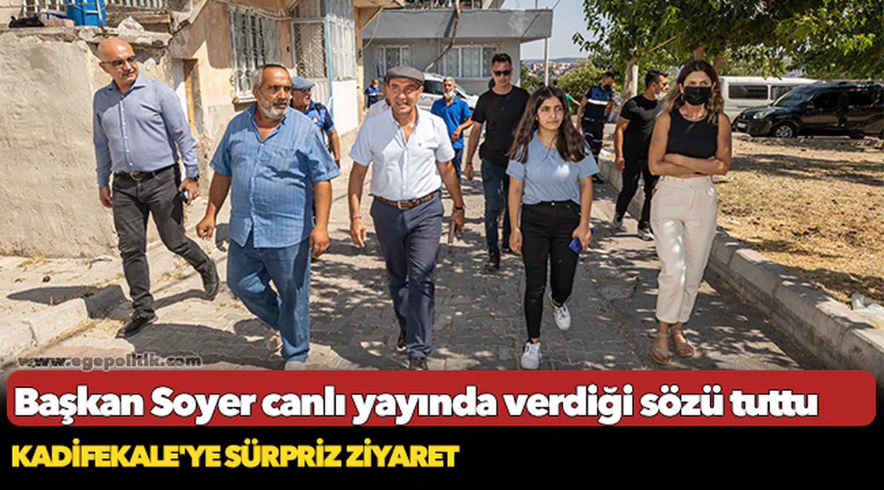 Başkan Soyer canlı yayında verdiği sözü tuttu
