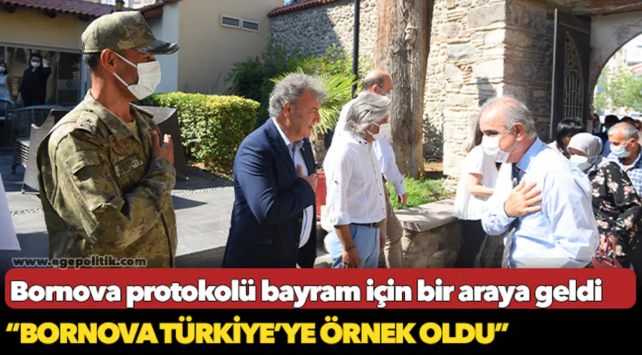 Bornova protokolü bayram için bir araya geldi