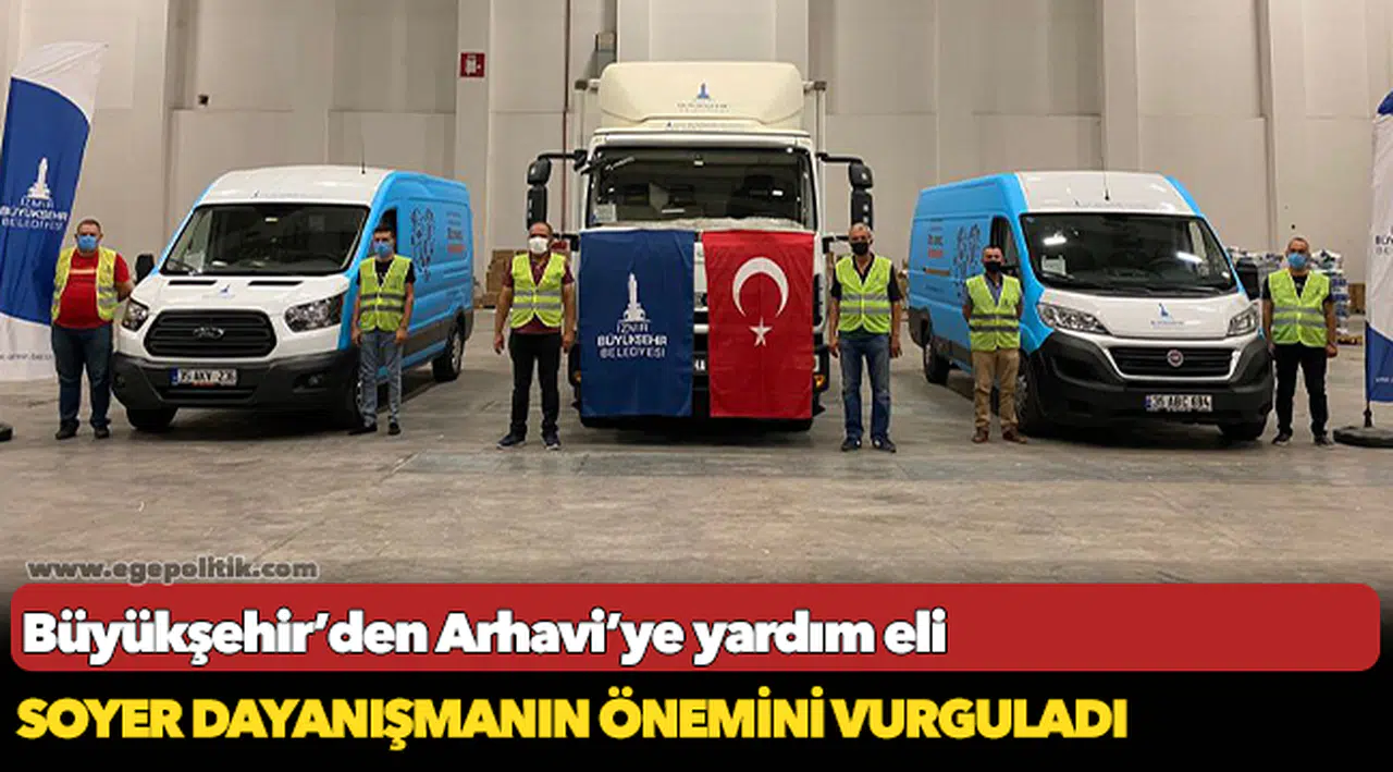 Büyükşehir’den Arhavi’ye yardım eli