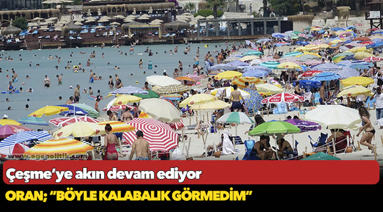 Çeşme’ye akın devam ediyor