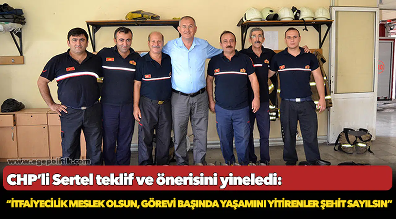 CHP’li Sertel teklif ve önerisini yineledi
