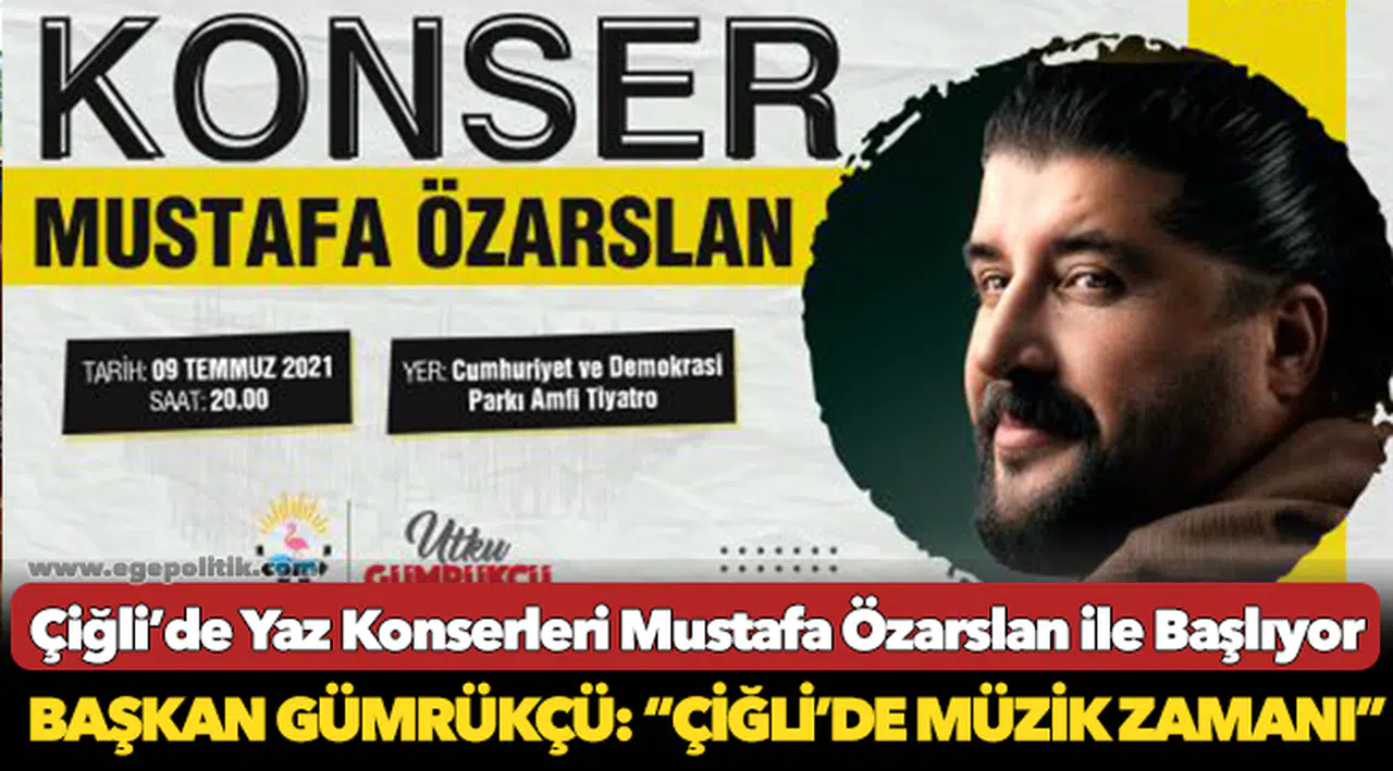 Çiğli’de Yaz Konserleri Mustafa Özarslan ile Başlıyor