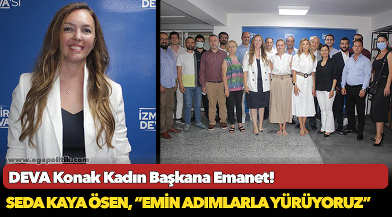 DEVA  Konak kadın başkana emanet