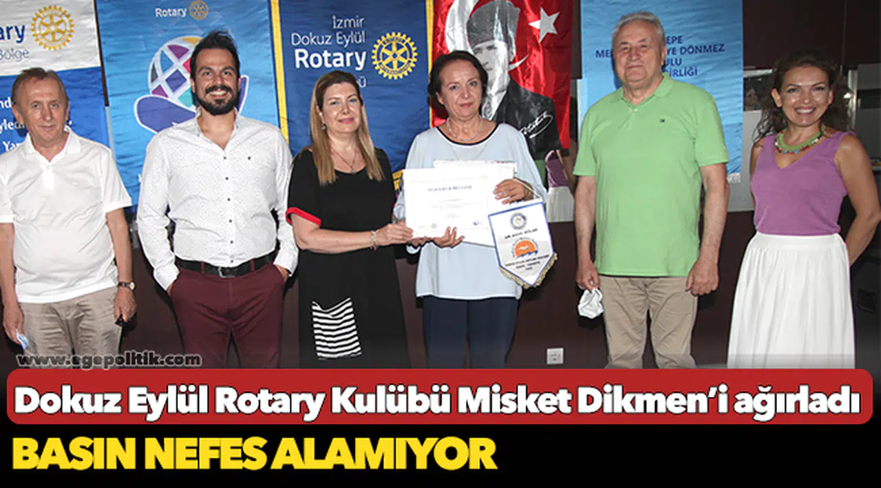 Dokuz Eylül Rotary Kulübü Misket Dikmen’i ağırladı