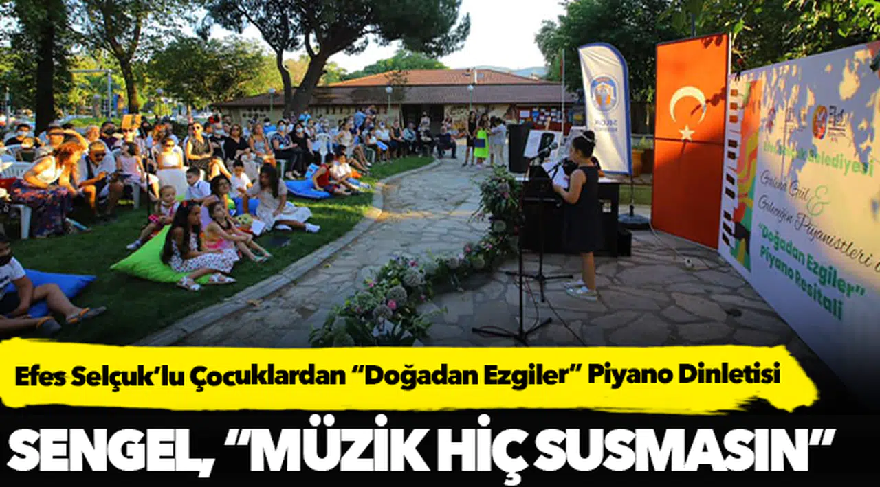 Efes Selçuk’lu Çocuklardan “Doğadan Ezgiler” Piyano Dinletisi