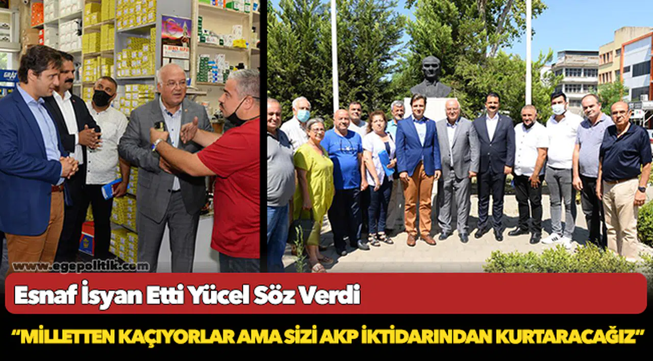 Esnaf İsyan Etti Yücel Söz Verdi