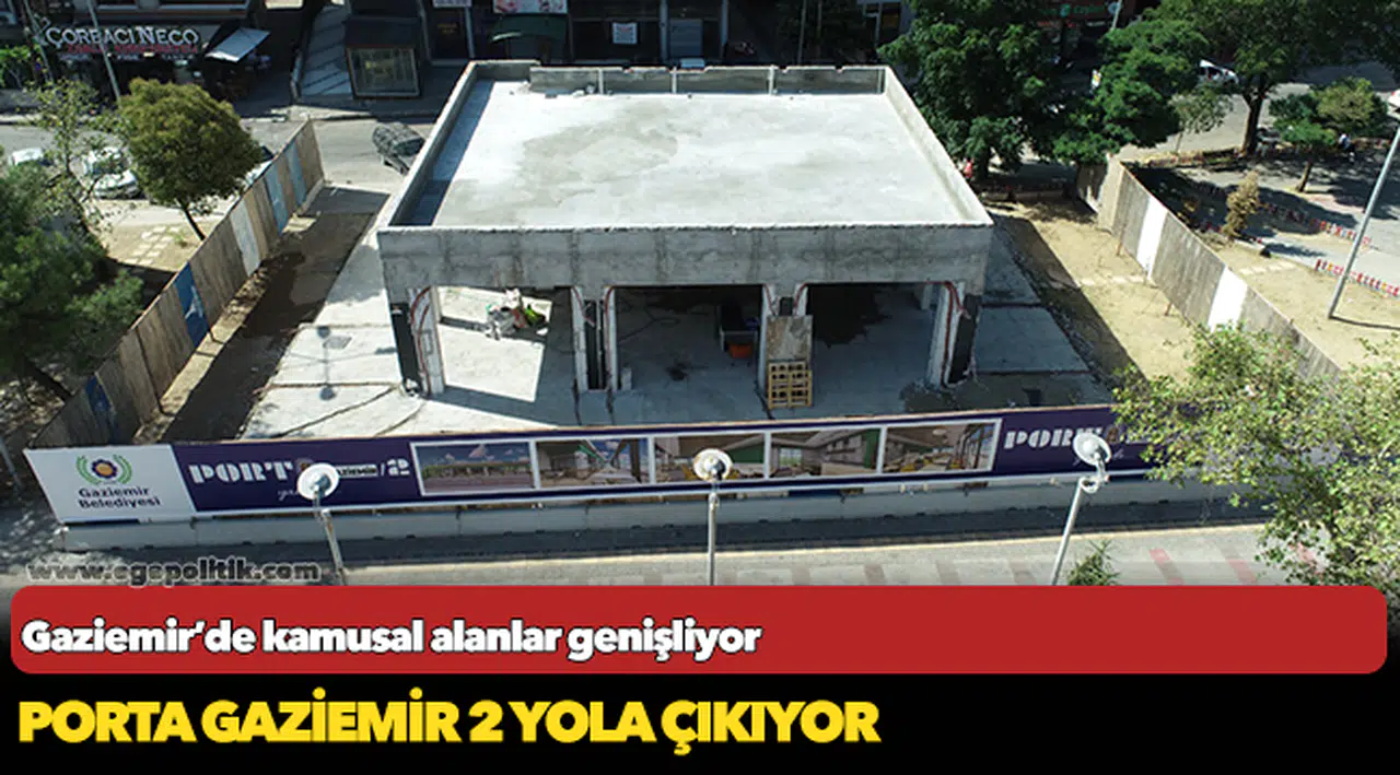 Gaziemir’de kamusal alanlar genişliyor