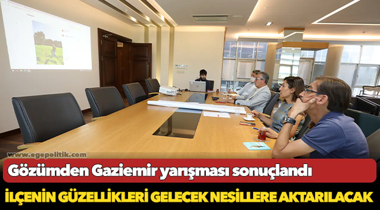 Gözümden Gaziemir yarışması sonuçlandı