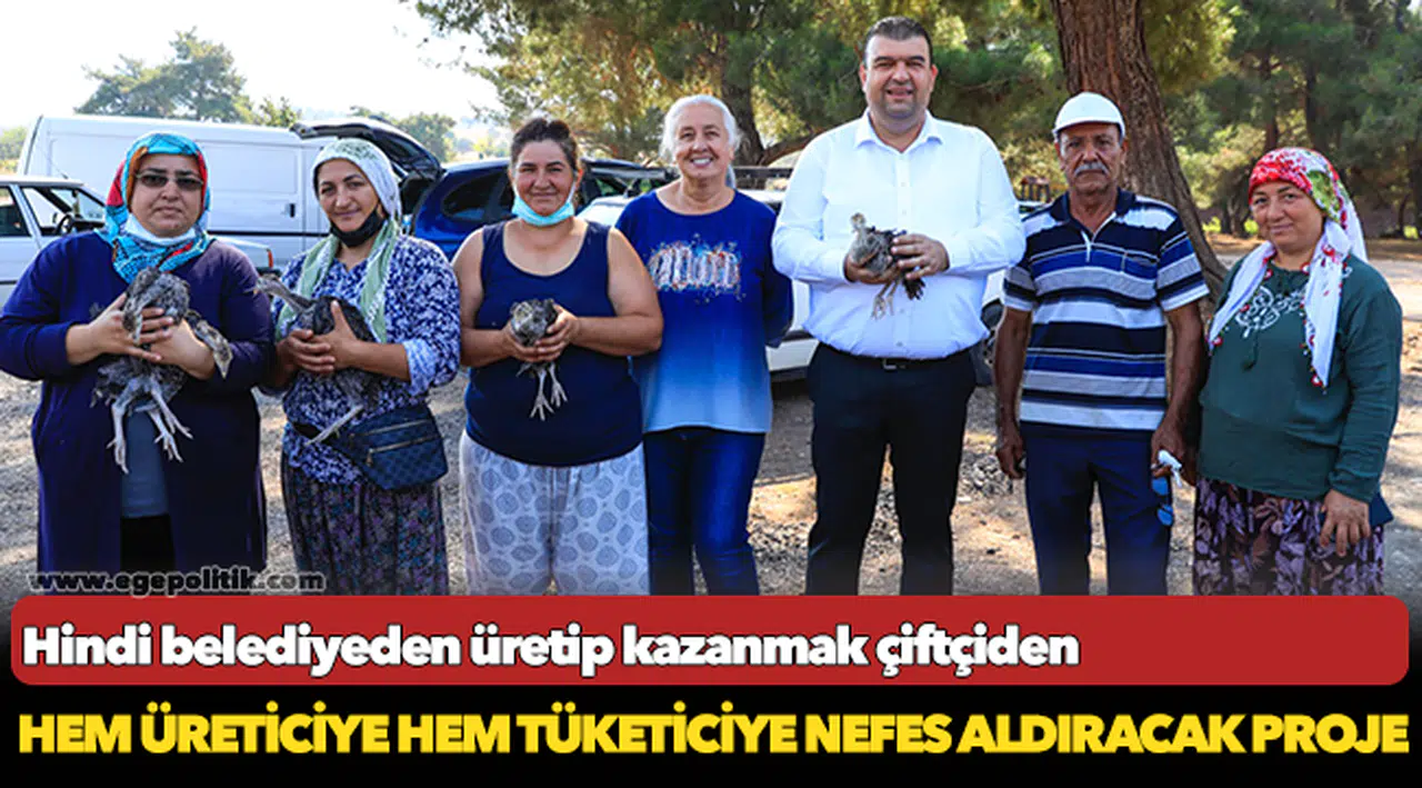 Hindi belediyeden üretip kazanmak çiftçiden