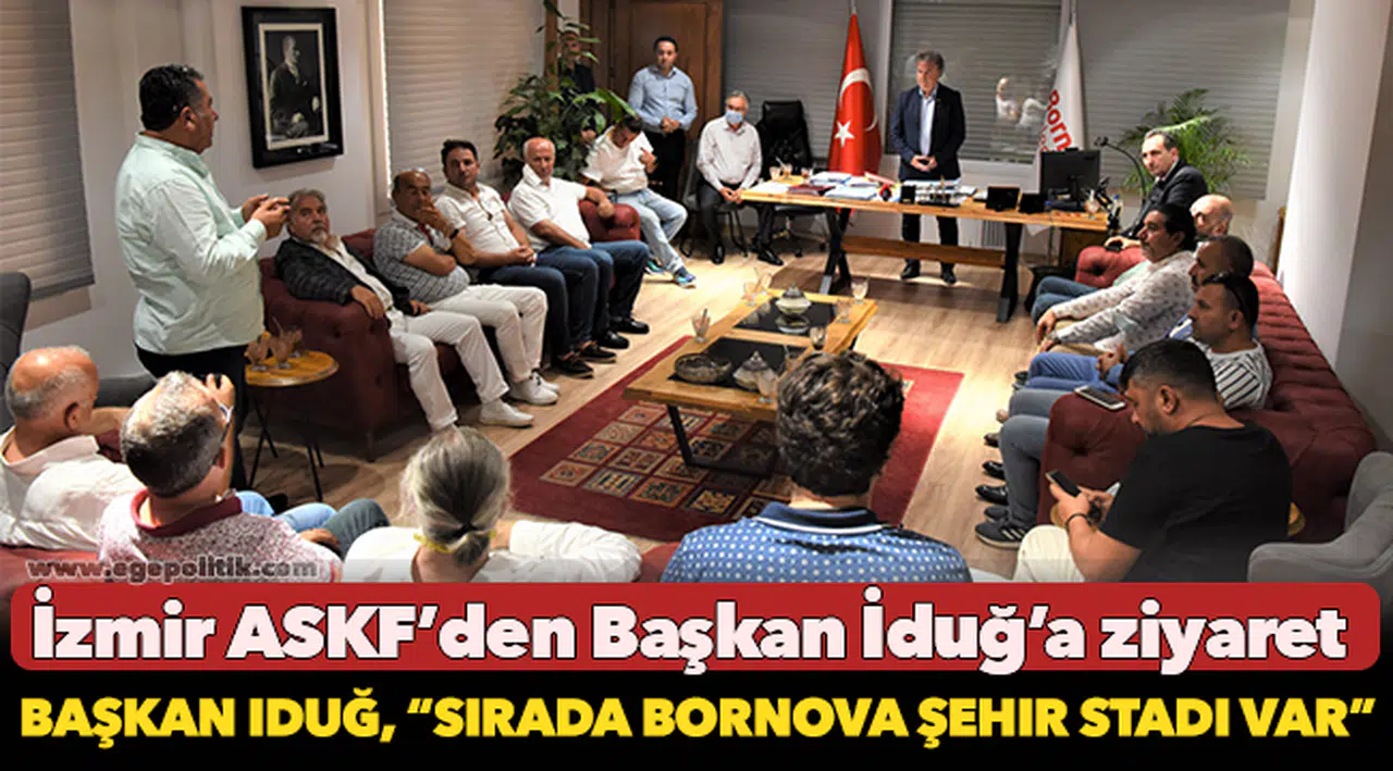 İzmir ASKF’den Başkan İduğ’a ziyaret