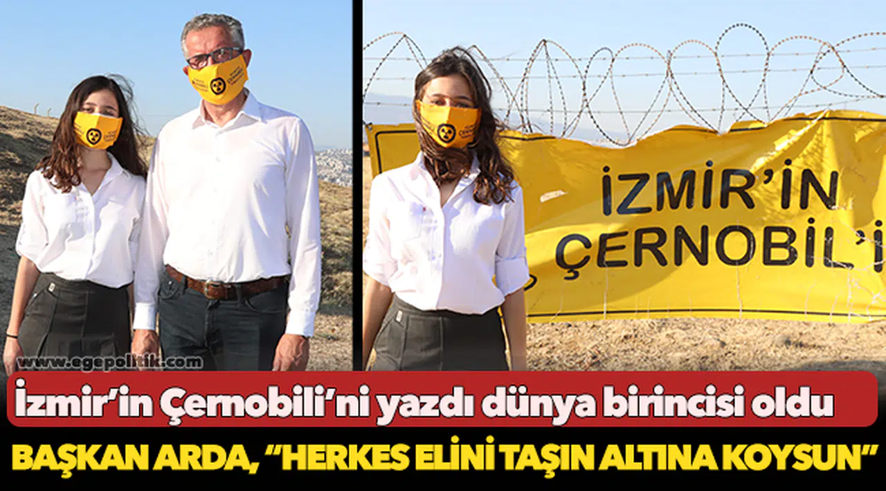 İzmir’in Çernobili’ni yazdı dünya birincisi oldu
