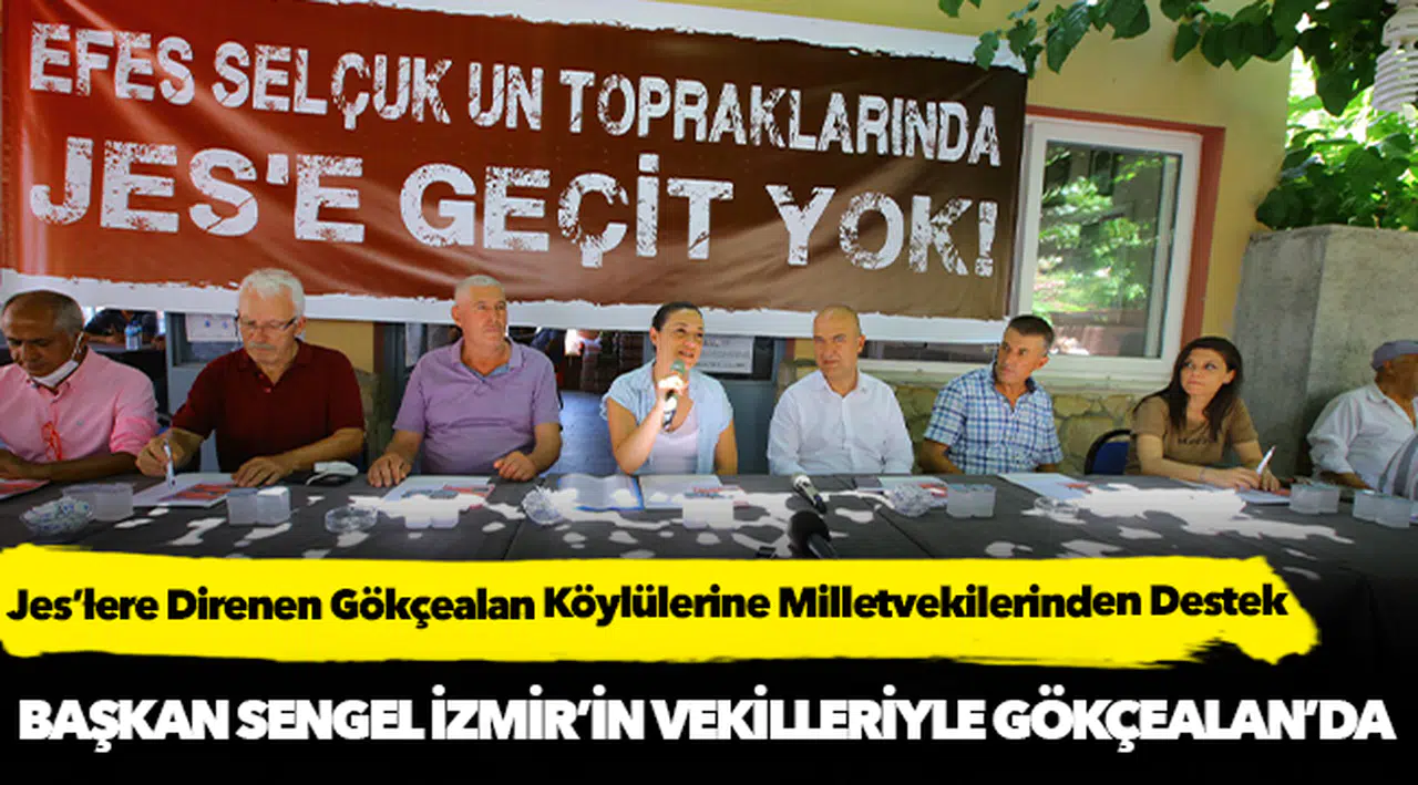 Jes’lere Direnen Gökçealan Köylülerine Milletvekilerinden Destek