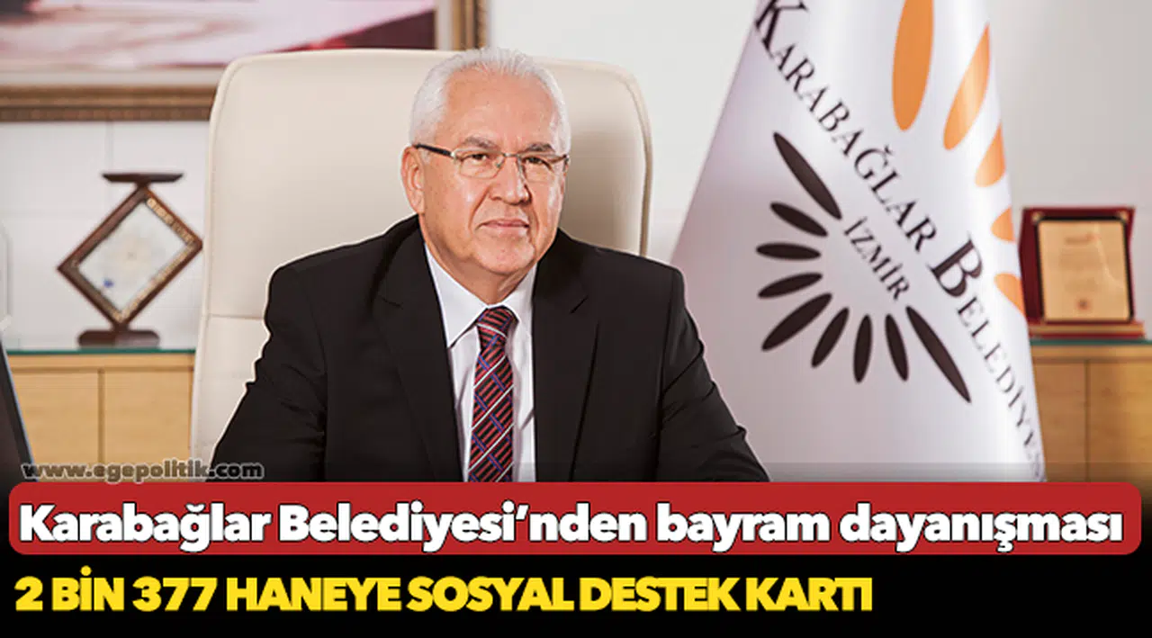 Karabağlar Belediyesi’nden bayram dayanışması