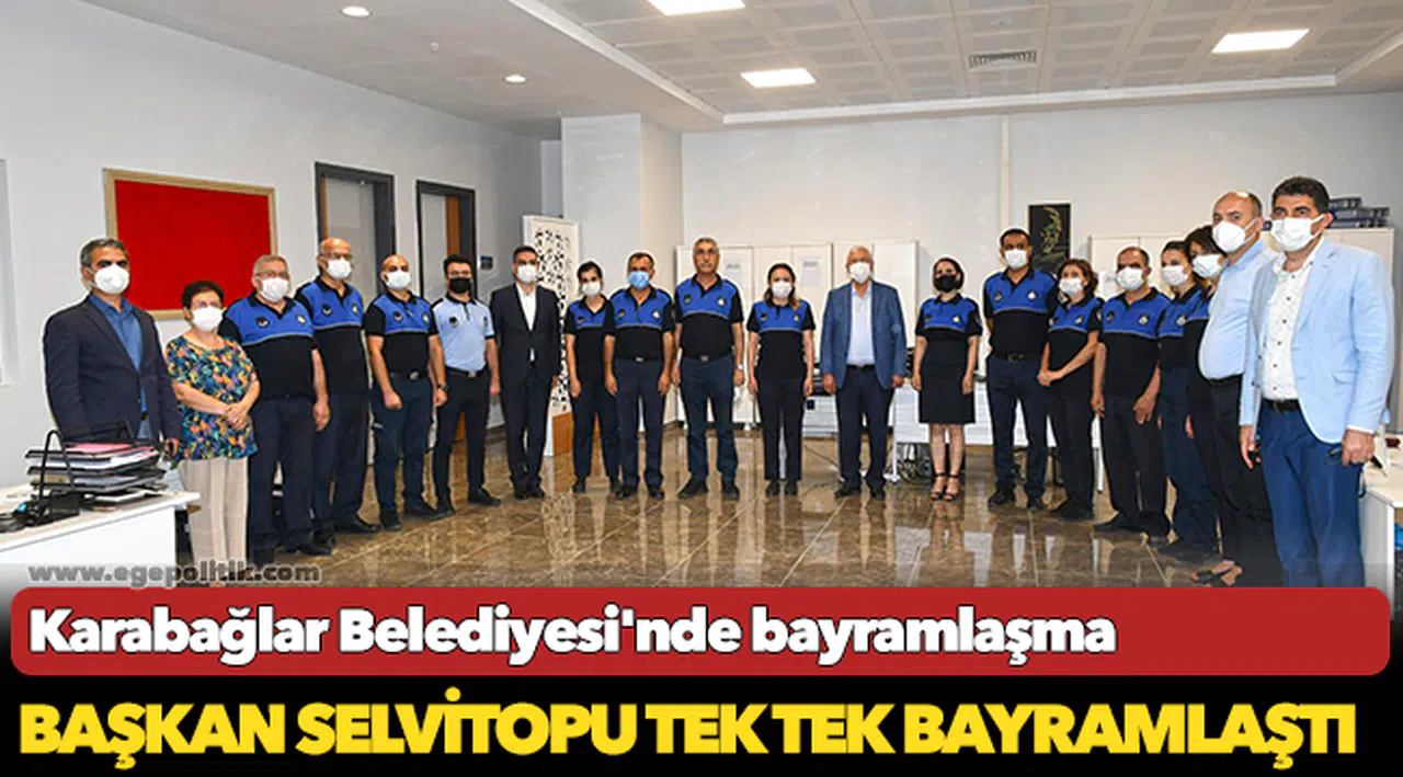 Karabağlar’da bayramlaşma