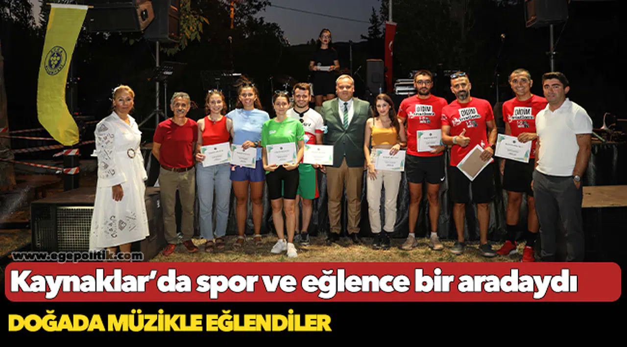Kaynaklar’da spor ve eğlence bir aradaydı