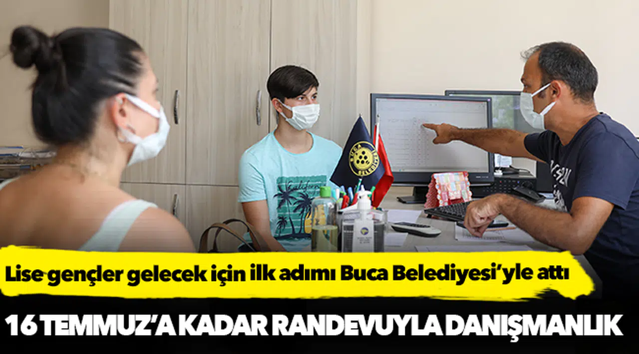 Lise gençler gelecek için ilk adımı Buca Belediyesi’yle attı