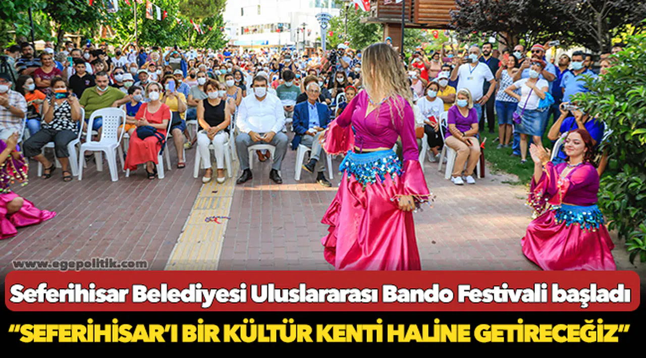 Seferihisar Belediyesi Uluslararası Bando Festivali başladı
