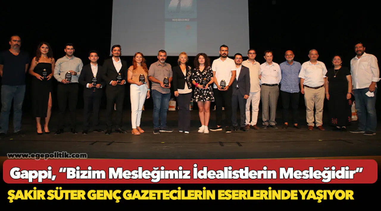 10. Şakir Süter Gazetecilik Yarışması'nda ödüller sahiplerini buldu