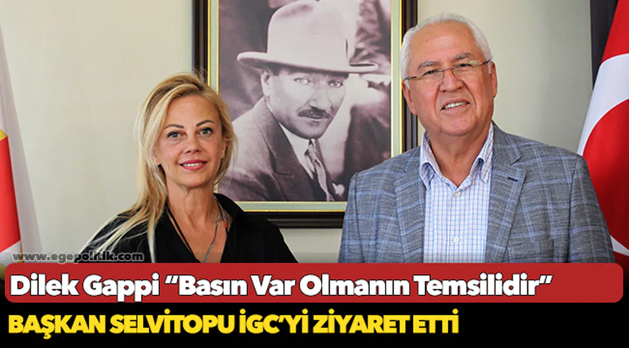 BAŞKAN SELVİTOPU İGC’Yİ ZİYARET ETTİ