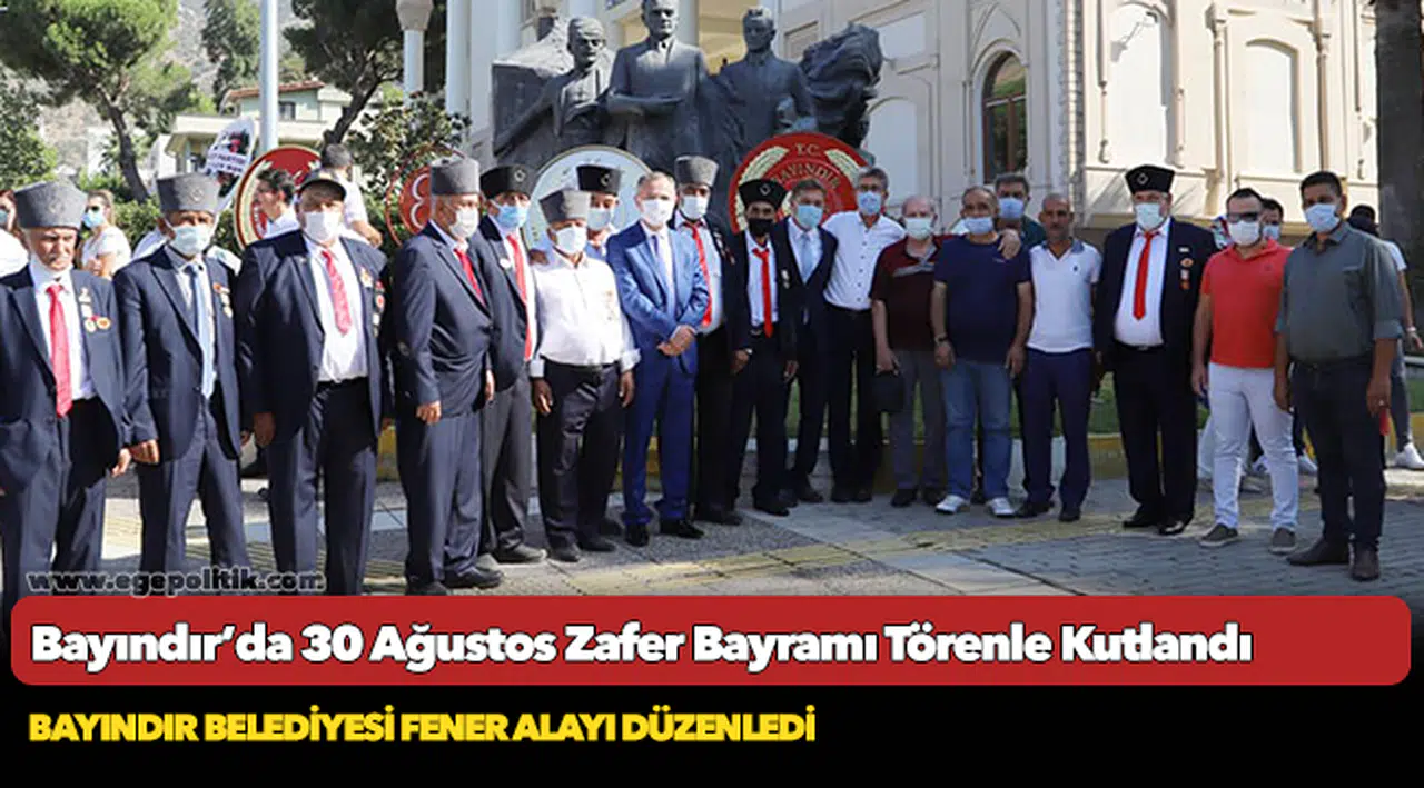 Bayındır’da 30 Ağustos Zafer Bayramı Törenle Kutlandı